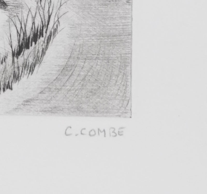 Camille COMBE : Le val sonore, Gravure originale signée