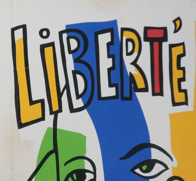Fernand LEGER : Liberté j'écris ton nom, Sérigraphie originale (photo de détail 6) - Crédit photo : Galerie Art.Paris