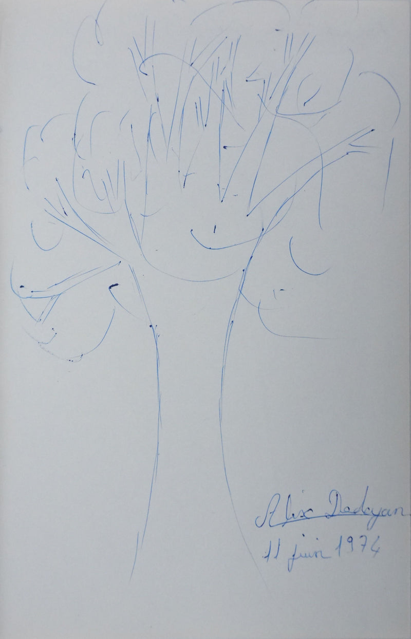 Autographe original de Princesse Alix DEDEYAN (vue générale) - Crédit photo : Galerie Art.Paris