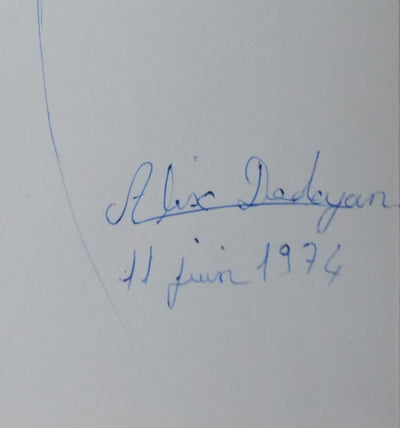 Autographe original de Princesse Alix DEDEYAN (photo de détail 2) - Crédit photo : Galerie Art.Paris
