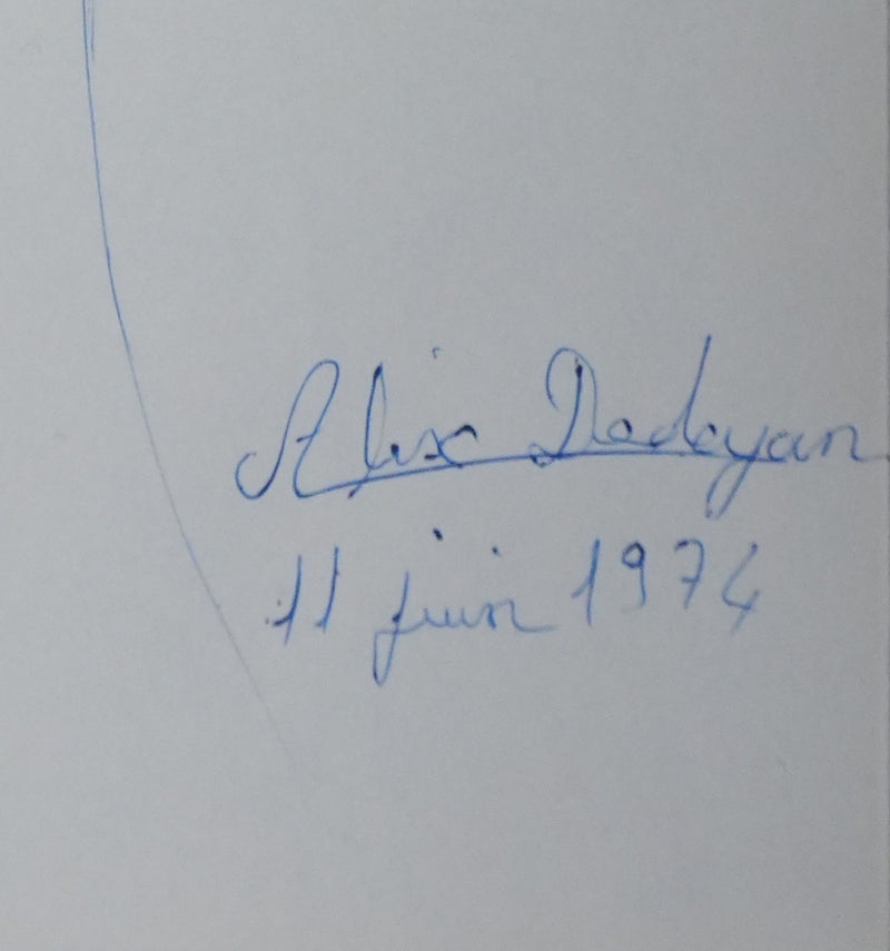 Autographe original de Princesse Alix DEDEYAN (photo de détail 2) - Crédit photo : Galerie Art.Paris