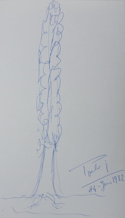 Autographe original de Claude POULAIN (photo de détail 3) - Crédit photo : Galerie Art.Paris