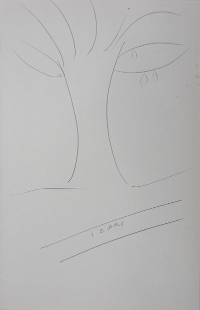 Autographe original de TERRY (vue générale) - Crédit photo : Galerie Art.Paris