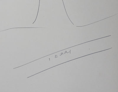 Autographe original de TERRY (photo de détail 2) - Crédit photo : Galerie Art.Paris