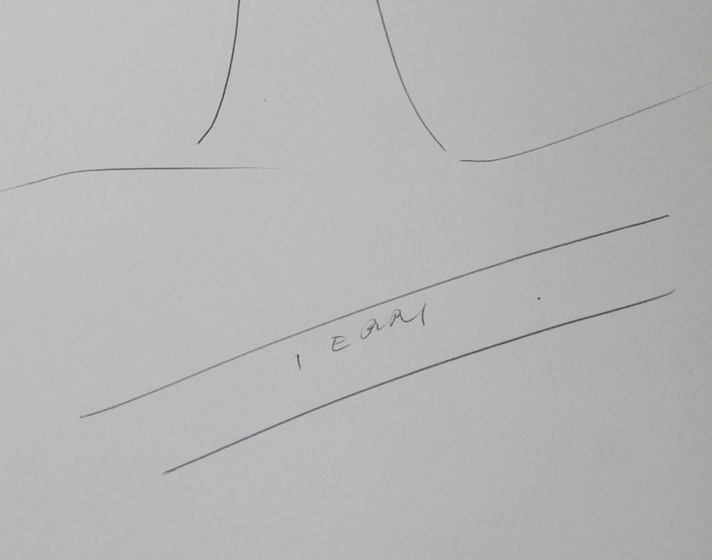 Autographe original de TERRY (photo de détail 2) - Crédit photo : Galerie Art.Paris