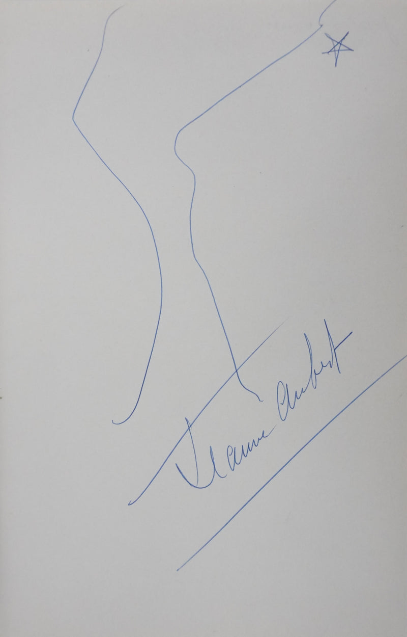 Autographe original de Jeanne AUBERT (photo de détail 2) - Crédit photo : Galerie Art.Paris