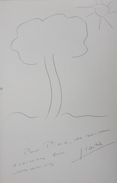 Autographe original de Jacqueline CARTIER (vue générale) - Crédit photo : Galerie Art.Paris