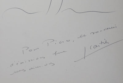 Autographe original de Jacqueline CARTIER (photo de détail 2) - Crédit photo : Galerie Art.Paris