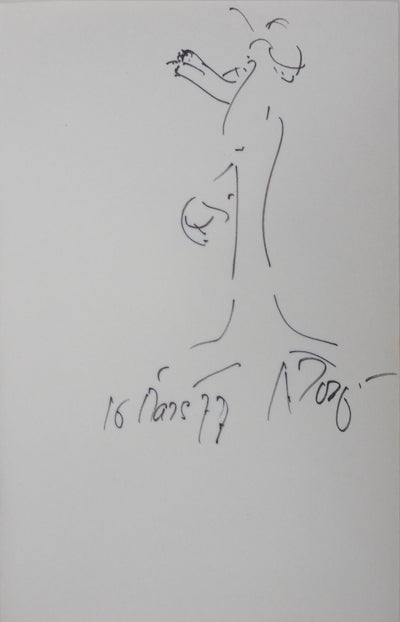 Autographe original de André TOUPET (vue générale) - Crédit photo : Galerie Art.Paris