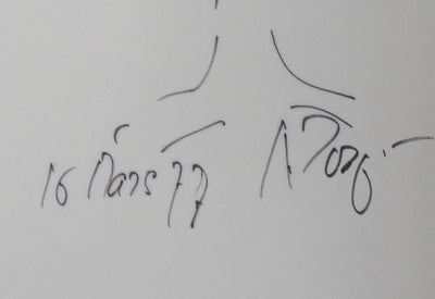 Autographe original de André TOUPET (photo de détail 2) - Crédit photo : Galerie Art.Paris