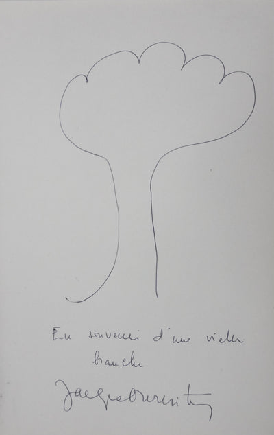 Autographe original de Jacques OURÉVITCH (vue générale) - Crédit photo : Galerie Art.Paris