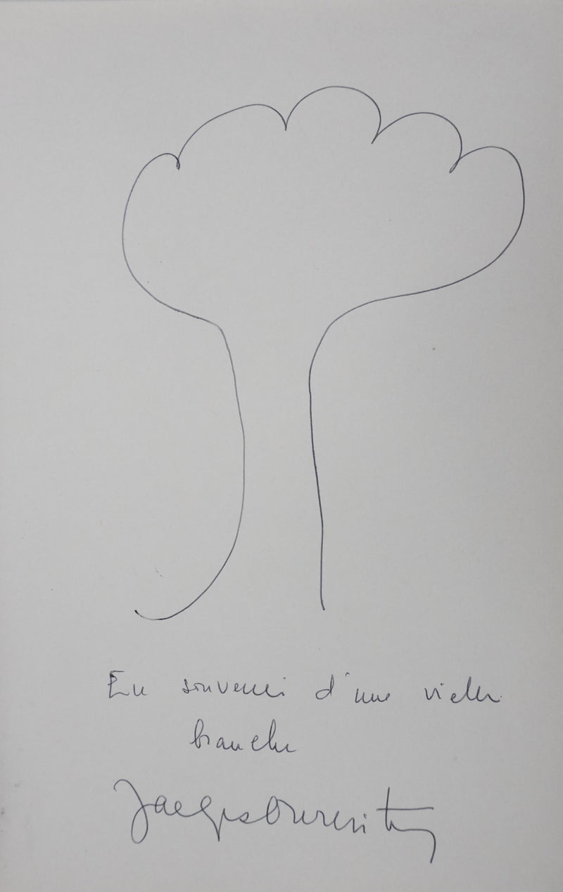 Autographe original de Jacques OURÉVITCH (vue générale) - Crédit photo : Galerie Art.Paris