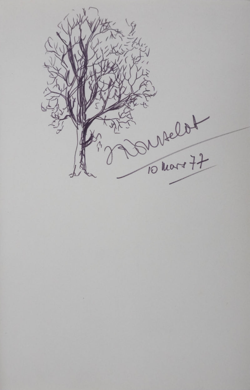 Autographe original de Jean ROUSSELOT (photo de détail 2) - Crédit photo : Galerie Art.Paris