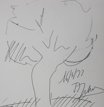 Autographe original de Alain DOMBARD (photo de détail 3) - Crédit photo : Galerie Art.Paris