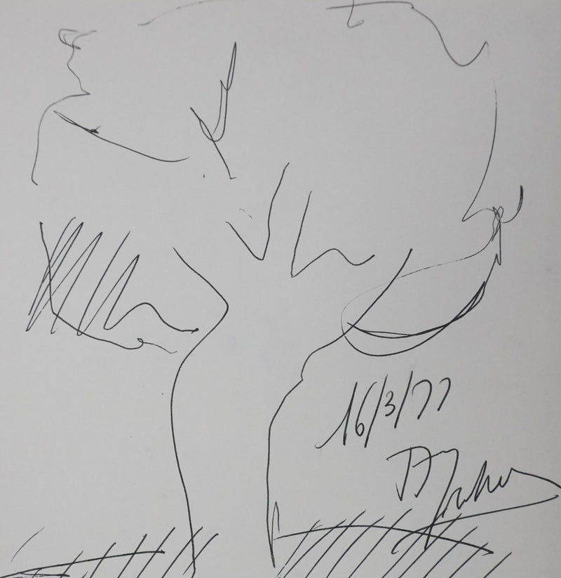 Autographe original de Alain DOMBARD (photo de détail 3) - Crédit photo : Galerie Art.Paris