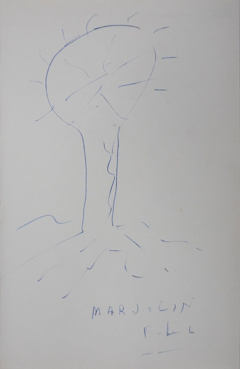Autographe original de Robert MARJOLIN (vue générale) - Crédit photo : Galerie Art.Paris