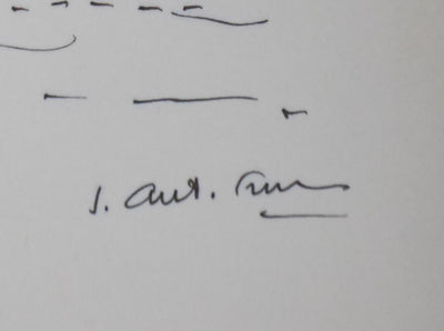 Autographe original de Pierre-Antoine PERROD (photo de détail 2) - Crédit photo : Galerie Art.Paris