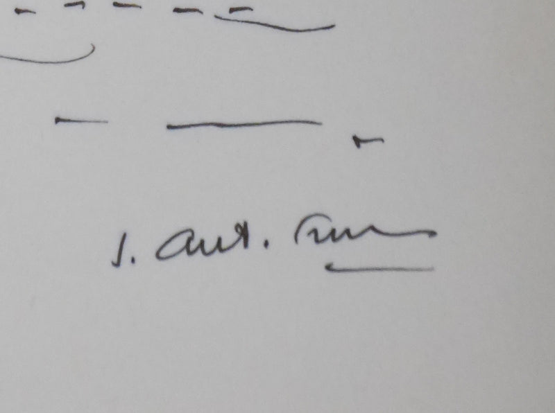 Autographe original de Pierre-Antoine PERROD (photo de détail 2) - Crédit photo : Galerie Art.Paris