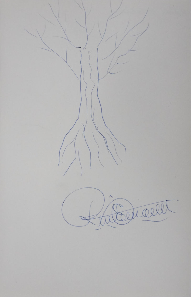 Autographe original de Robert DUSSAULT (vue générale) - Crédit photo : Galerie Art.Paris