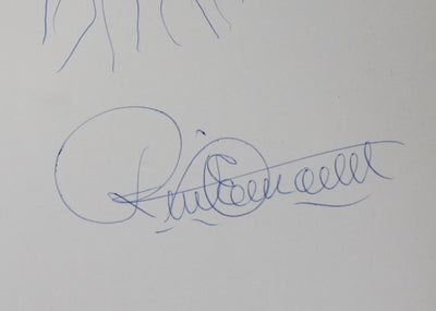 Autographe original de Robert DUSSAULT (photo de détail 2) - Crédit photo : Galerie Art.Paris