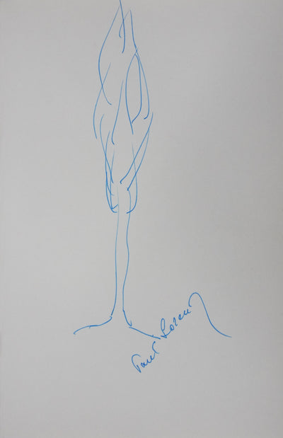Autographe original de Paul LORENZ (vue générale) - Crédit photo : Galerie Art.Paris