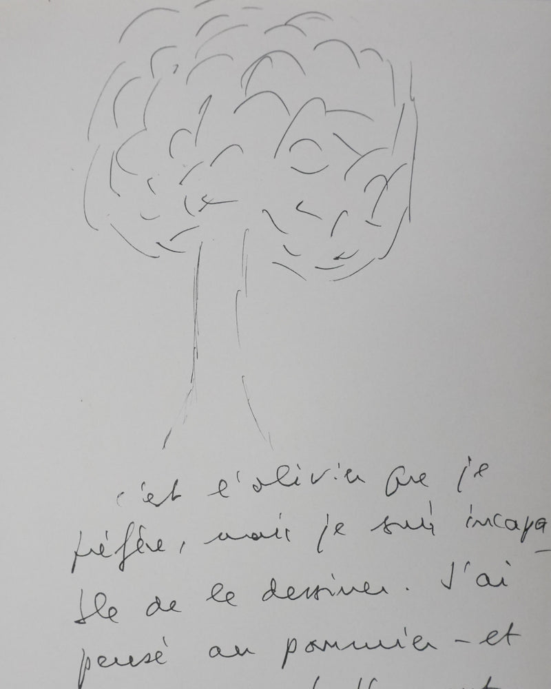 Autographe original de Éric OLLIVER (photo de détail 3) - Crédit photo : Galerie Art.Paris