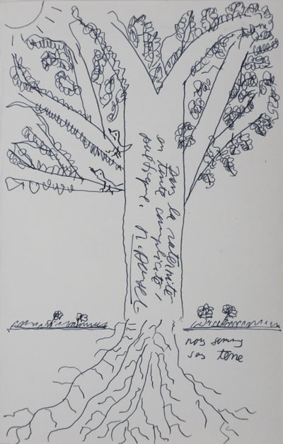 Autographe original de Michel DANSEL (vue générale) - Crédit photo : Galerie Art.Paris