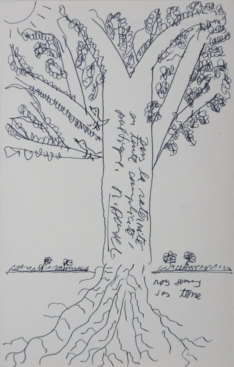 Autographe original de Michel DANSEL (vue générale) - Crédit photo : Galerie Art.Paris