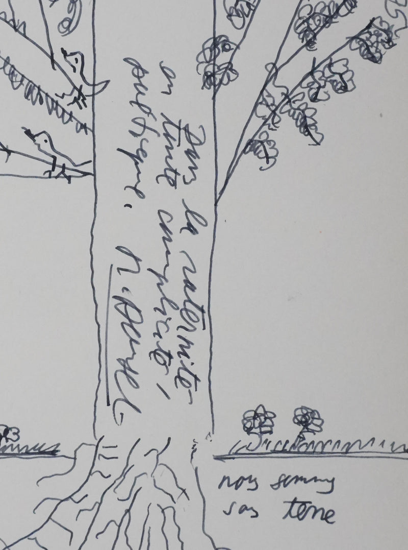 Autographe original de Michel DANSEL (photo de détail 2) - Crédit photo : Galerie Art.Paris