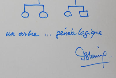 Autographe original de Fernand DESTAING (photo de détail 2) - Crédit photo : Galerie Art.Paris