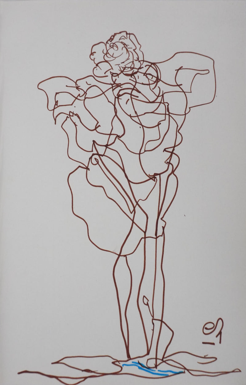 Autographe original de Edmond HUMEAU (vue générale) - Crédit photo : Galerie Art.Paris