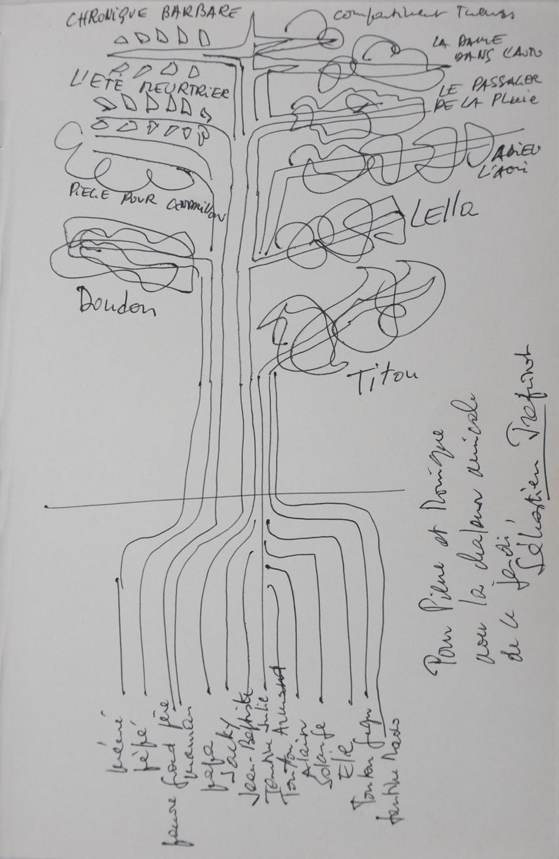 Autographe original de Sébastien JAPRISOT (vue générale) - Crédit photo : Galerie Art.Paris