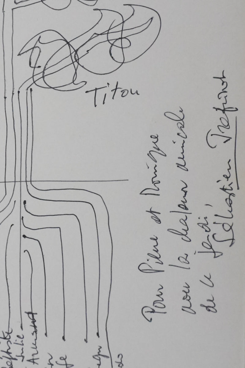 Autographe original de Sébastien JAPRISOT (photo de détail 2) - Crédit photo : Galerie Art.Paris