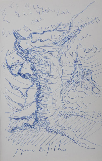 Autographe original de Jacques DUFILHO (vue générale) - Crédit photo : Galerie Art.Paris