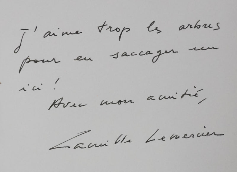 Autographe original de Camille LEMERCIER (photo de détail 3) - Crédit photo : Galerie Art.Paris