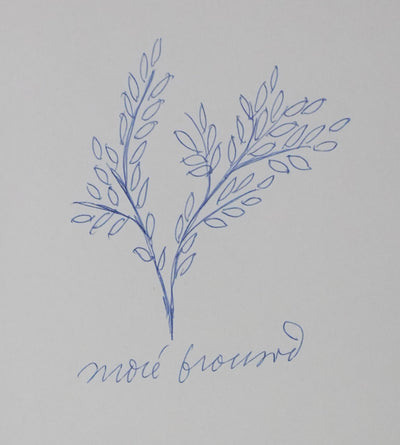 Autographe original de André FROSSARD (vue générale) - Crédit photo : Galerie Art.Paris