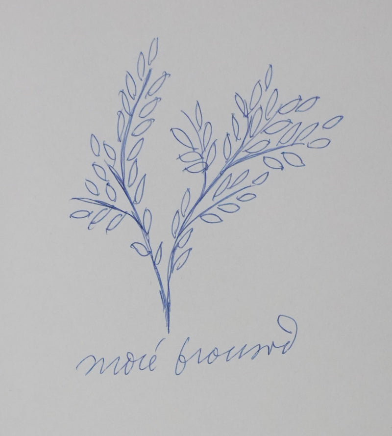 Autographe original de André FROSSARD (vue générale) - Crédit photo : Galerie Art.Paris