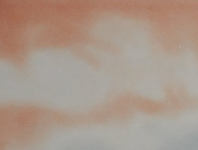 ZAO Wou-Ki : Obscurité du lac (Etat orange), Gravure originale