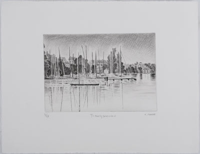 Camille COMBE : Transparences, Gravure originale signée