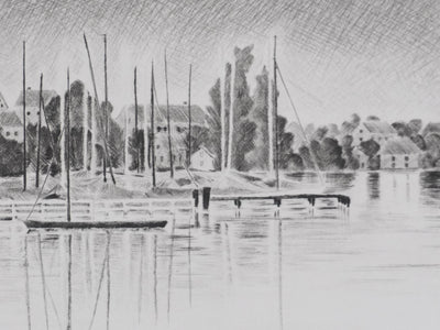 Camille COMBE : Transparences, Gravure originale signée