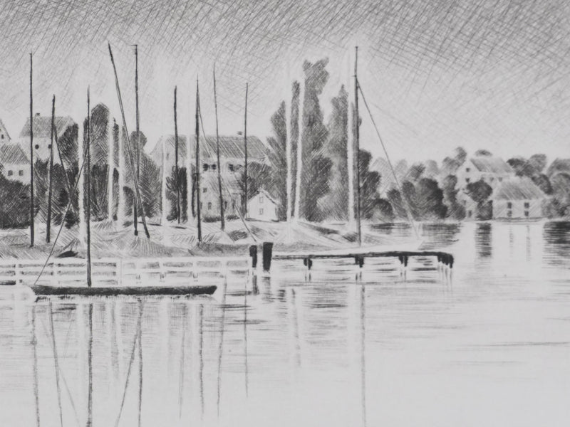 Camille COMBE : Transparences, Gravure originale signée