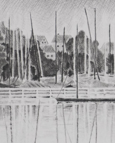 Camille COMBE : Transparences, Gravure originale signée