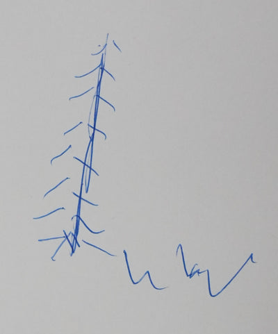 Autographe original de René MASSIGLI (vue générale) - Crédit photo : Galerie Art.Paris