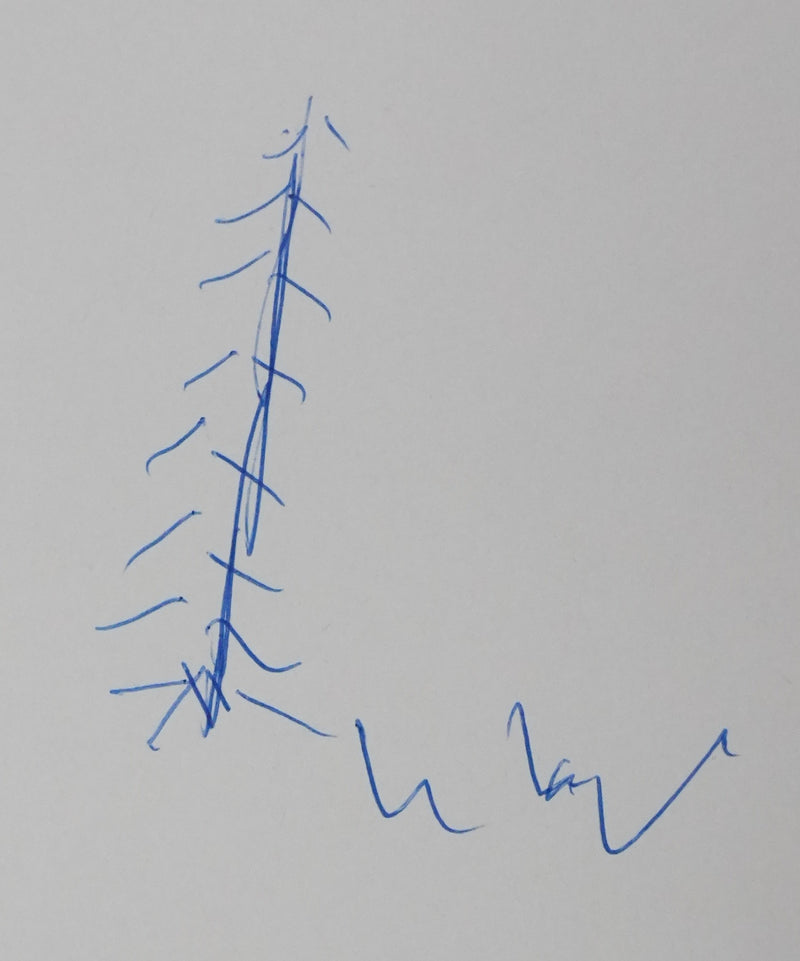 Autographe original de René MASSIGLI (vue générale) - Crédit photo : Galerie Art.Paris