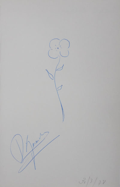 Autographe original de Roger GARAUDY (vue générale) - Crédit photo : Galerie Art.Paris