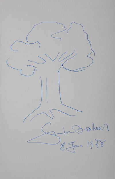 Autographe original de Gaston BONHEUR (vue générale) - Crédit photo : Galerie Art.Paris