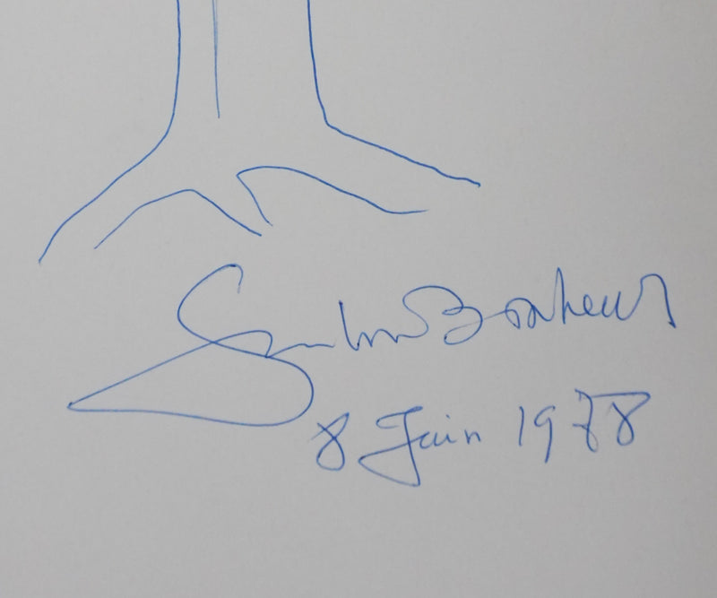 Autographe original de Gaston BONHEUR (photo de détail 2) - Crédit photo : Galerie Art.Paris