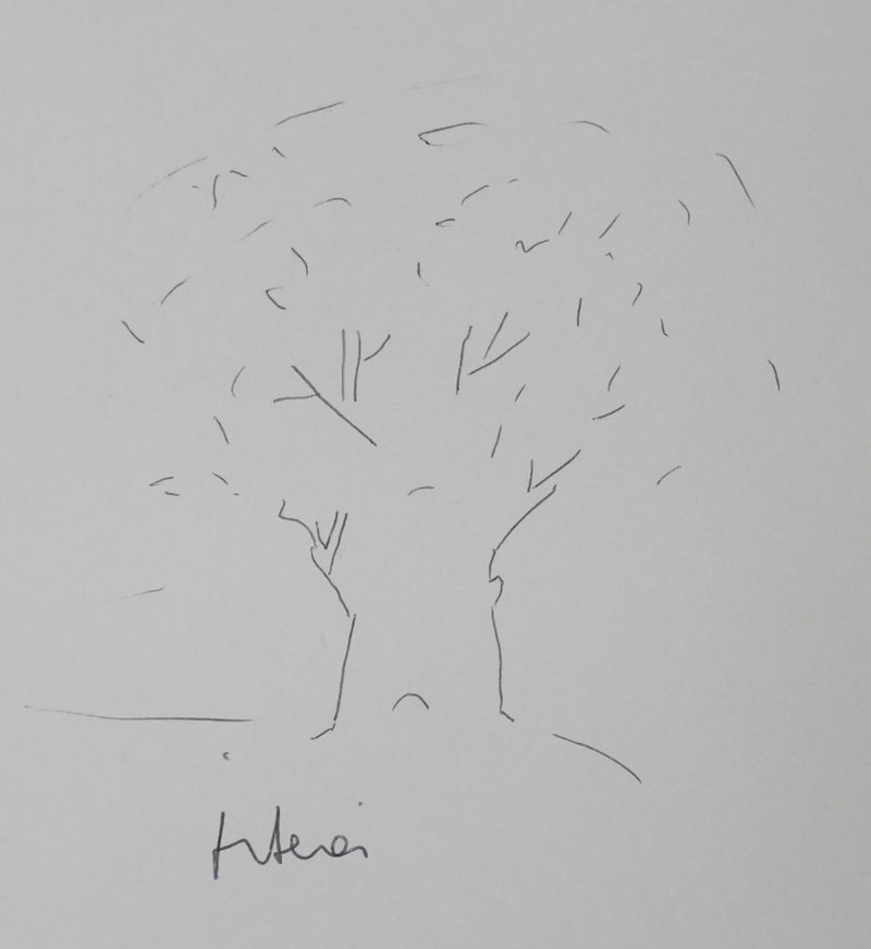 Autographe original de Jacques BERES (vue générale) - Crédit photo : Galerie Art.Paris