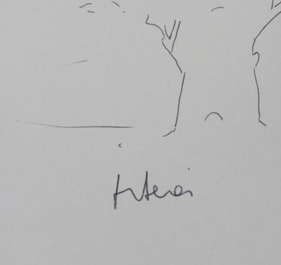 Autographe original de Jacques BERES (photo de détail 2) - Crédit photo : Galerie Art.Paris