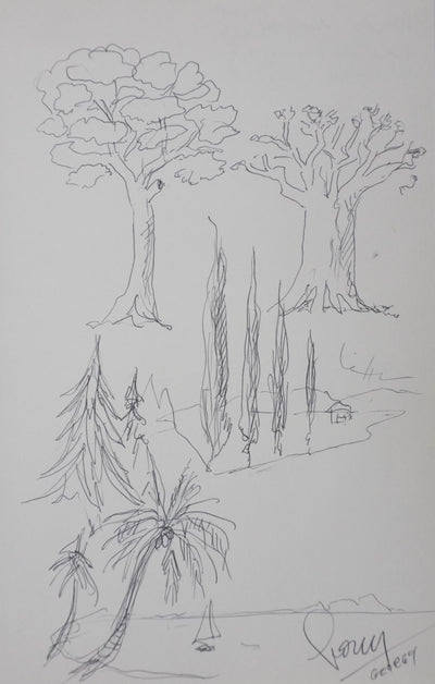 Autographe original de Guy GEORGY (vue générale) - Crédit photo : Galerie Art.Paris